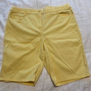 SALE! $7 Yellow Chico’s shorts size 1 Short
